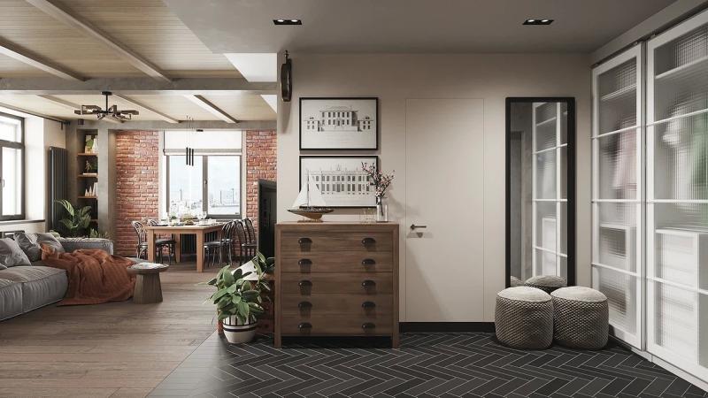 Темный пол: идеи для интерьера, лучшие сочетания и 73 фото