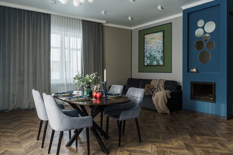 Темный пол: идеи для интерьера, лучшие сочетания и 73 фото