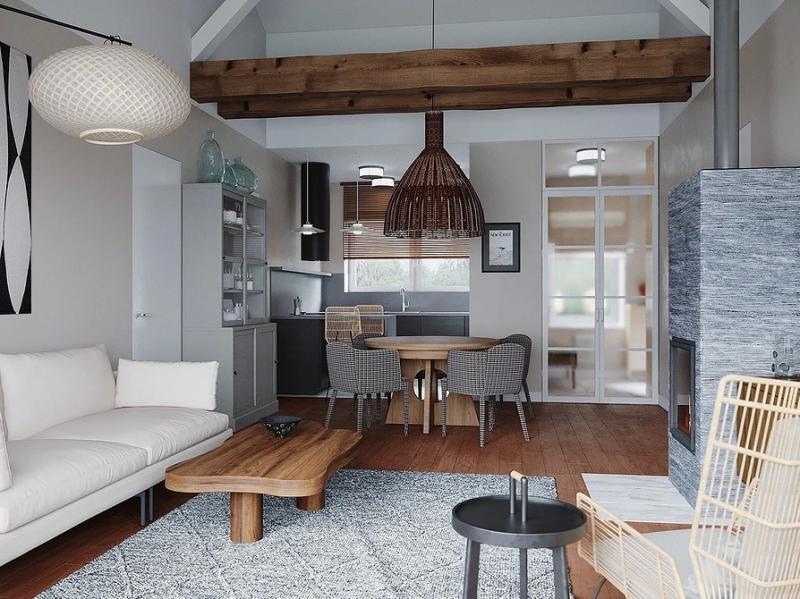 Темный пол: идеи для интерьера, лучшие сочетания и 73 фото