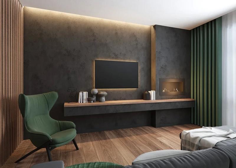 Темный пол: идеи для интерьера, лучшие сочетания и 73 фото