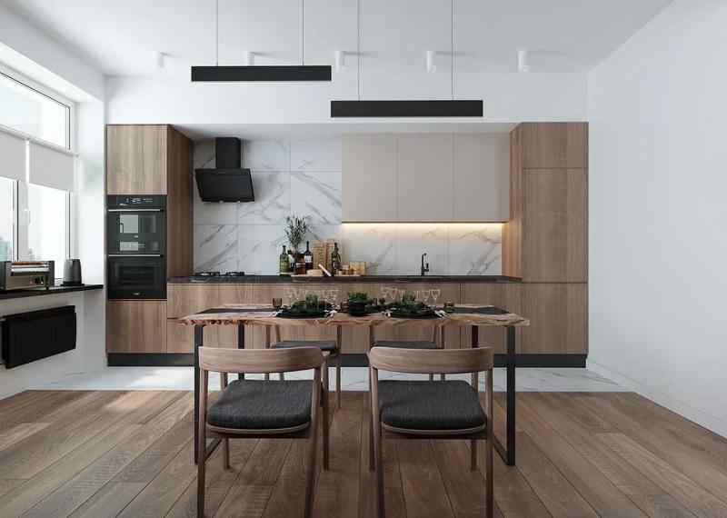 Темный пол: идеи для интерьера, лучшие сочетания и 73 фото