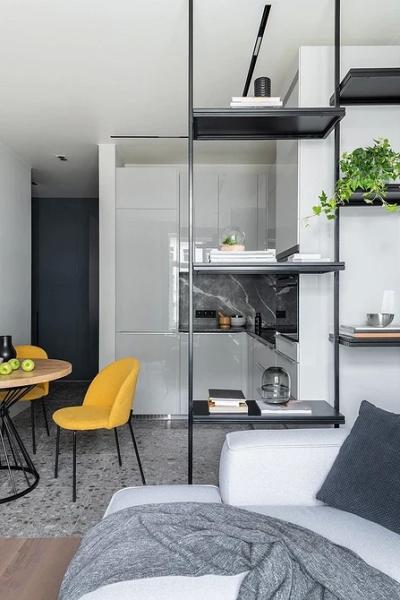 6 потрясающих кухонь с глянцевыми фасадами