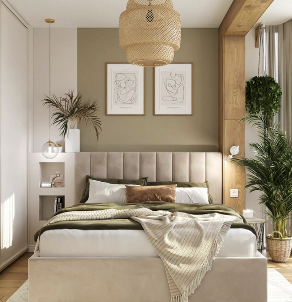7 способов стильно оформить пространство вокруг кровати
