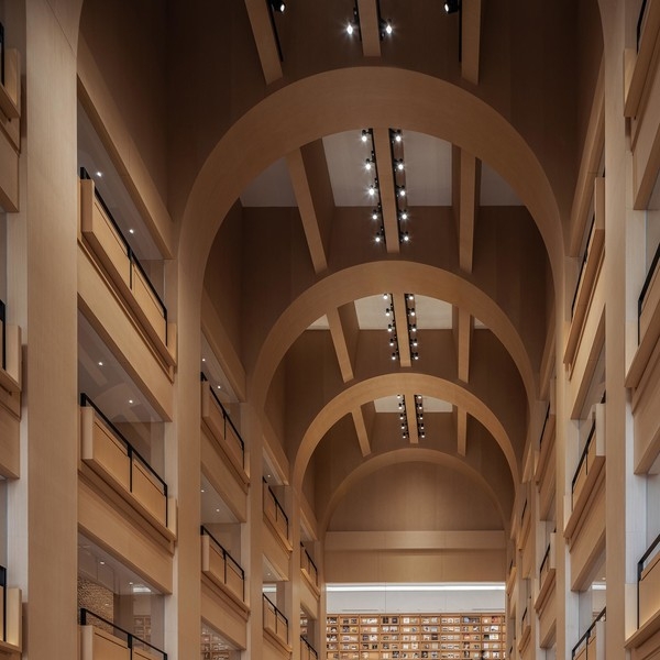 Библиотека в Шанхае по проекту Wutopia Lab