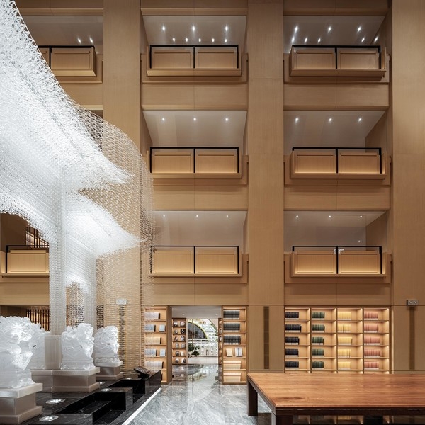 Библиотека в Шанхае по проекту Wutopia Lab