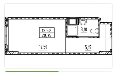 До и после: как дизайнер обновила маленькую студию от застройщика всего за 45 дней