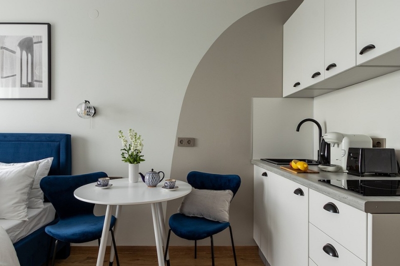 До и после: как дизайнер обновила маленькую студию от застройщика всего за 45 дней