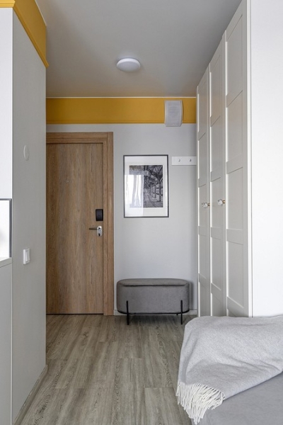 
                                До и после: маленькая студия 27 кв. м для троих гостей                            