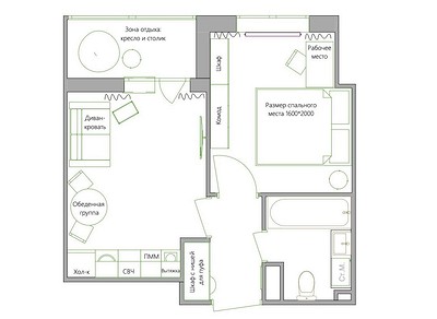 
                                До и после: покрасили обои от застройщика и создали классный интерьер! Как дизайнер переделала однушку 33 кв. м                            