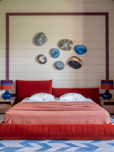 Дом из бруса с ярким декором под Нижним Новгородом