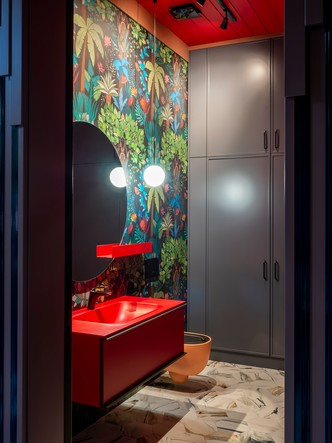 Дом из бруса с ярким декором под Нижним Новгородом