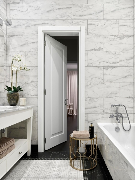 Интерьер в стиле современная классика с элементами ар-деко