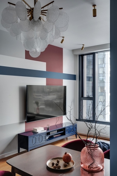 
                                Яркая и функциональная квартира 72 кв. м в Москве для семьи с тремя дочками                             