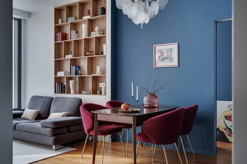 
                                Яркая и функциональная квартира 72 кв. м в Москве для семьи с тремя дочками                             