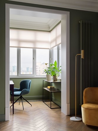 Яркая квартира 86 м² с классическими элементами в Москве