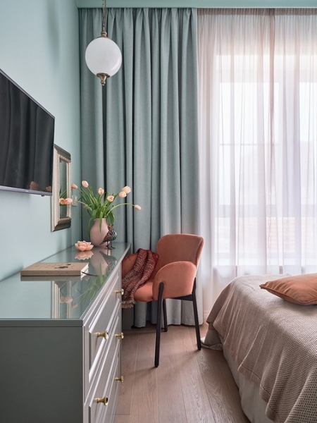 
                                Как выглядит интерьер для себя? Пример маленькой квартиры 44 кв. м                            