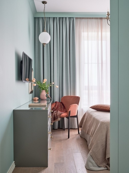 
                                Как выглядит интерьер для себя? Пример маленькой квартиры 44 кв. м                            