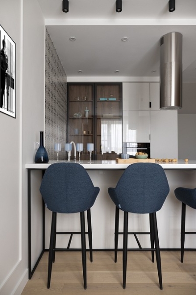 
                                Красиво и удобно: квартира с двумя гостиными для молодой пары                            