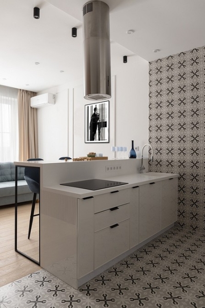 
                                Красиво и удобно: квартира с двумя гостиными для молодой пары                            