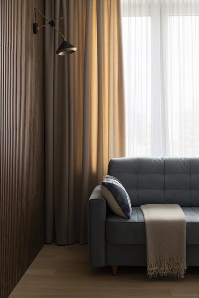 
                                Красиво и удобно: квартира с двумя гостиными для молодой пары                            