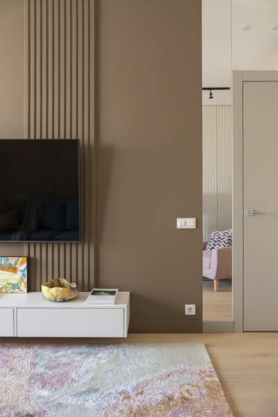 
                                Красиво и удобно: квартира с двумя гостиными для молодой пары                            