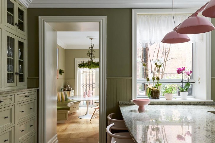 Квартира в Нью-Йорке с историческим декором и современным дизайном