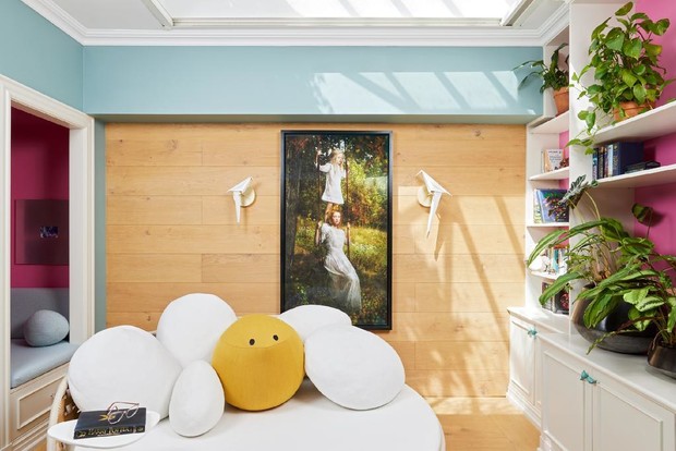 Квартира в Нью-Йорке с историческим декором и современным дизайном