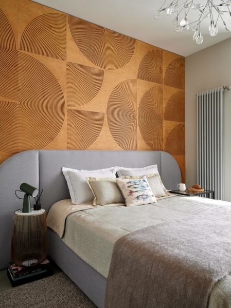 Квартира в серых тонах с яркими акцентами 54 м²