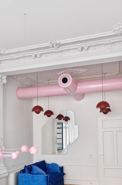 Лаванда, розовый, индиго: современный дизайн в варшавской квартире 1920-х годов