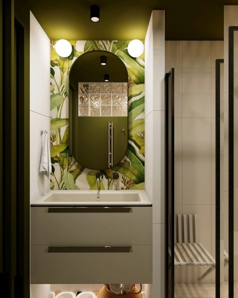 
                                Модная плитка в ванную-2023: 7 главных трендов и 100 стильных фотоидей                            