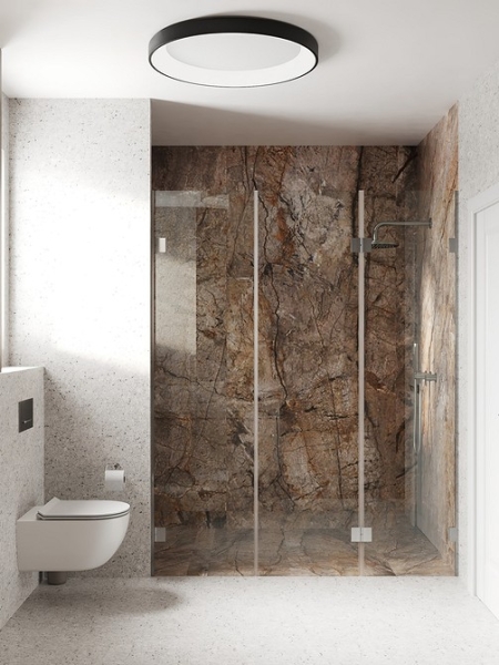 
                                Модная плитка в ванную-2023: 7 главных трендов и 100 стильных фотоидей                            