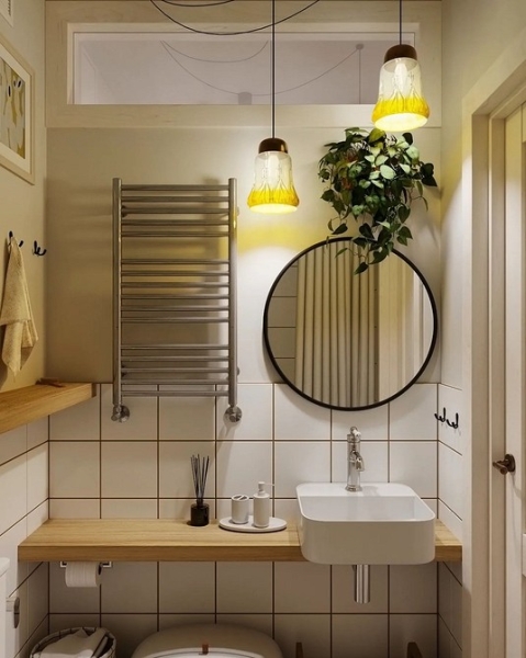 
                                Модная плитка в ванную-2023: 7 главных трендов и 100 стильных фотоидей                            