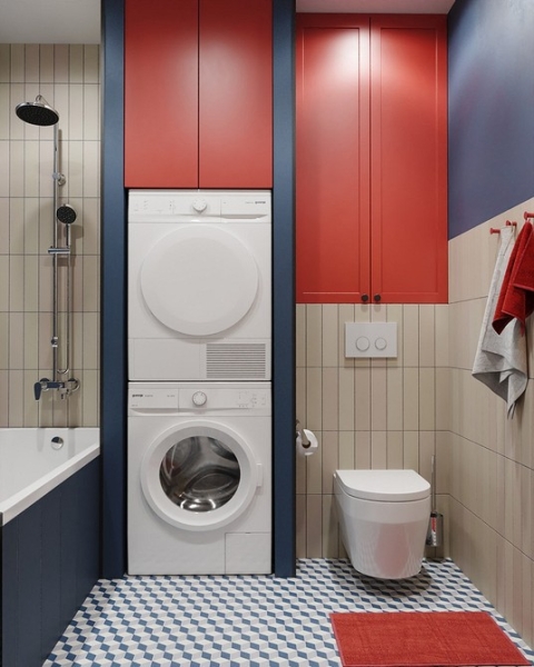 
                                Модная плитка в ванную-2023: 7 главных трендов и 100 стильных фотоидей                            