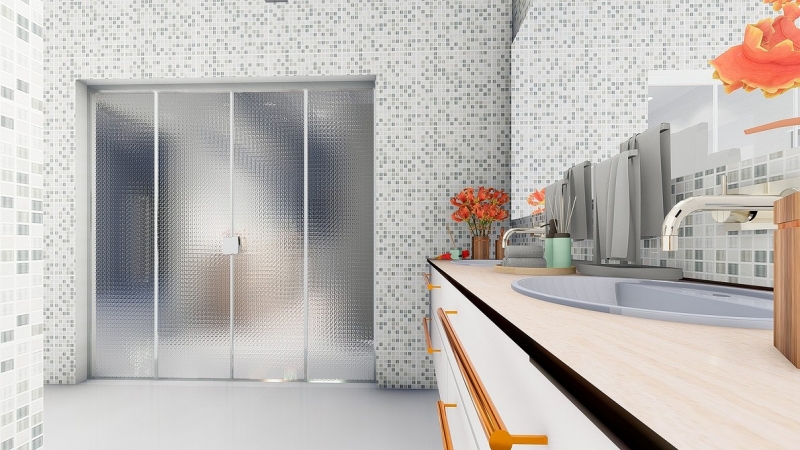 
                                Модная плитка в ванную-2023: 7 главных трендов и 100 стильных фотоидей                            