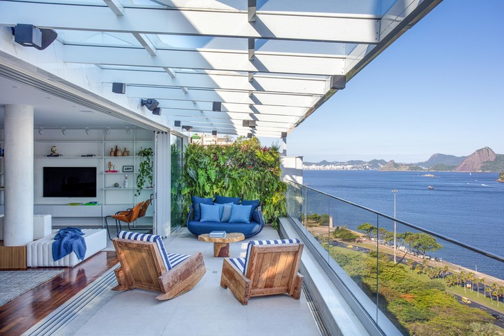 Пентхаус в Рио-де Жанейро с видом на пляж Фламенго