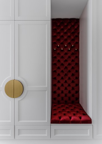 Светлая квартира с латунными акцентами в Москве