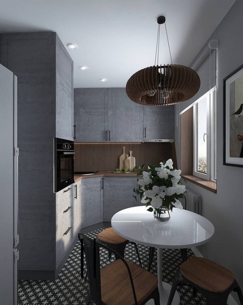 Угловой кухонный гарнитур для кухни: 5 вариантов планировки и примеры проектов (105 фото)