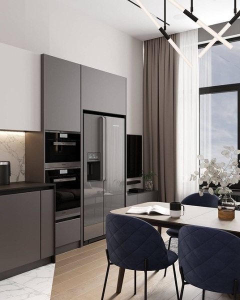 Угловой кухонный гарнитур для кухни: 5 вариантов планировки и примеры проектов (105 фото)