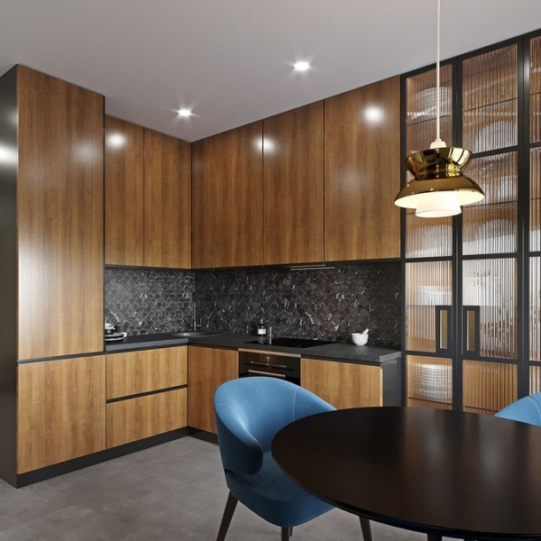 Угловой кухонный гарнитур для кухни: 5 вариантов планировки и примеры проектов (105 фото)