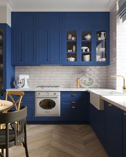 Угловой кухонный гарнитур для кухни: 5 вариантов планировки и примеры проектов (105 фото)