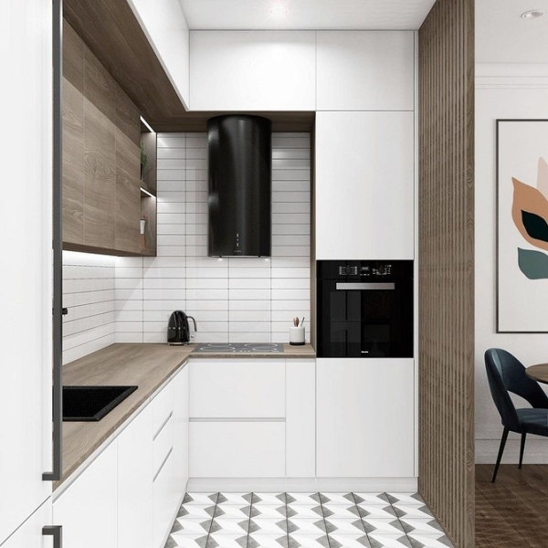 Угловой кухонный гарнитур для кухни: 5 вариантов планировки и примеры проектов (105 фото)