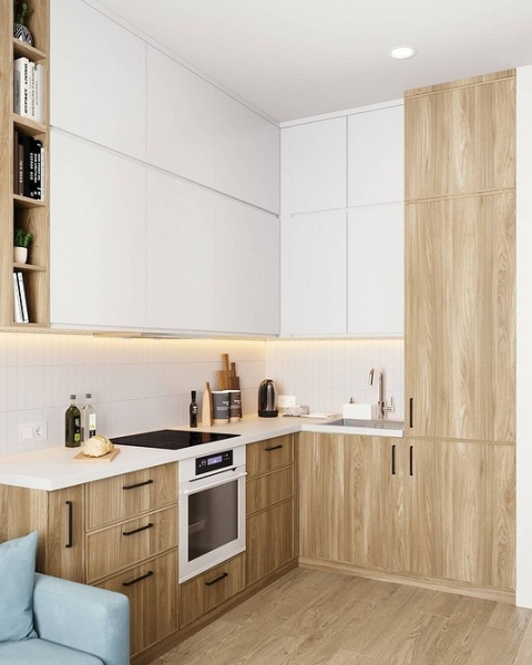 Угловой кухонный гарнитур для кухни: 5 вариантов планировки и примеры проектов (105 фото)