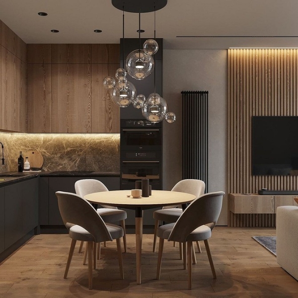 Угловой кухонный гарнитур для кухни: 5 вариантов планировки и примеры проектов (105 фото)