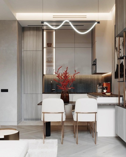 Угловой кухонный гарнитур для кухни: 5 вариантов планировки и примеры проектов (105 фото)