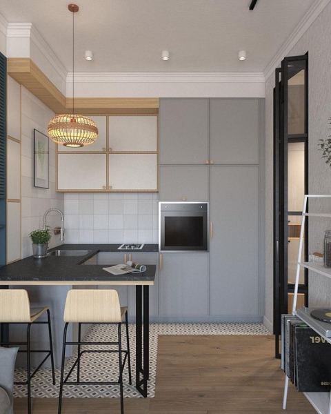 Угловой кухонный гарнитур для кухни: 5 вариантов планировки и примеры проектов (105 фото)