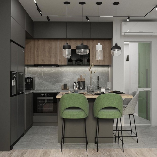 Угловой кухонный гарнитур для кухни: 5 вариантов планировки и примеры проектов (105 фото)