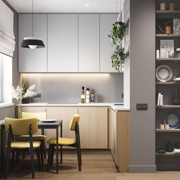 Угловой кухонный гарнитур для кухни: 5 вариантов планировки и примеры проектов (105 фото)