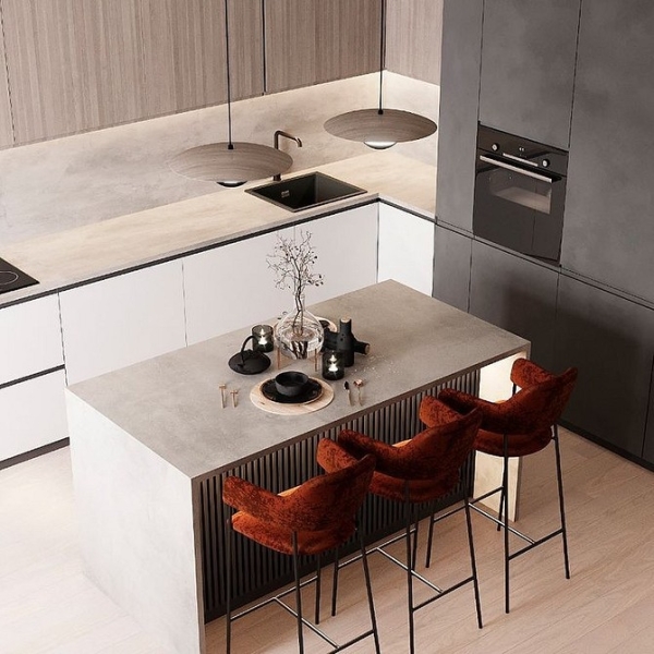 Угловой кухонный гарнитур для кухни: 5 вариантов планировки и примеры проектов (105 фото)