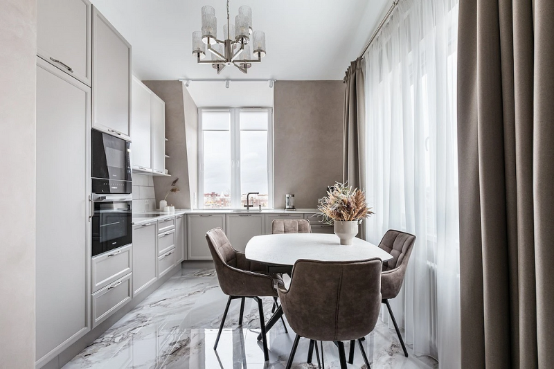 Угловой кухонный гарнитур для кухни: 5 вариантов планировки и примеры проектов (105 фото)