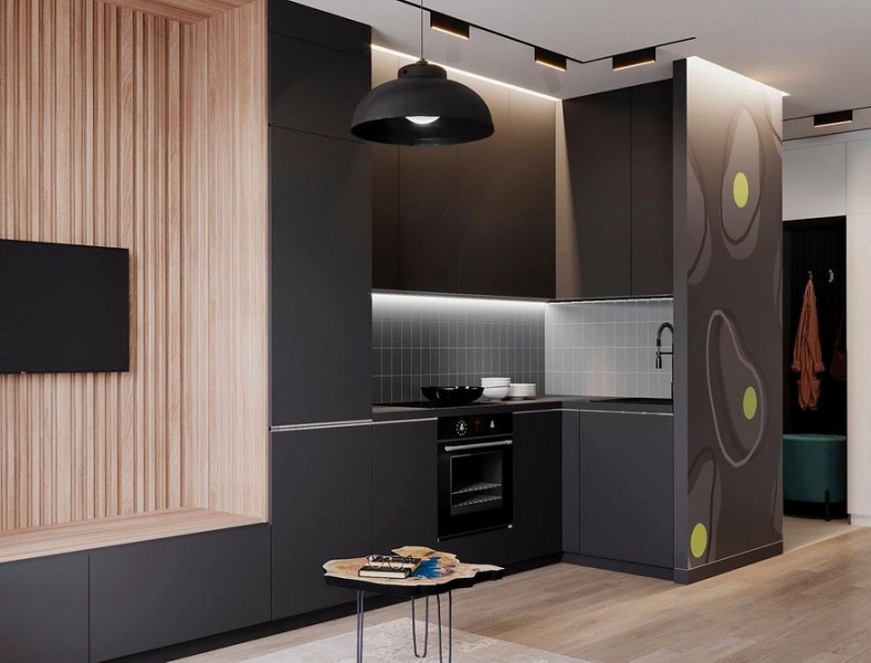 Угловой кухонный гарнитур для кухни: 5 вариантов планировки и примеры проектов (105 фото)